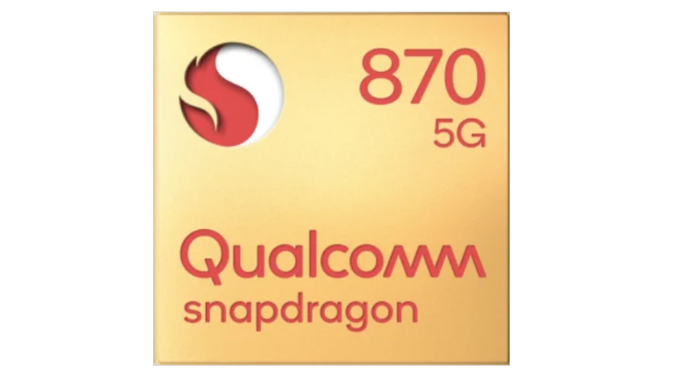 With an enhanced Kyro 585 CPU, Qualcomm says the Snapdragon 870 5G platform has core clock speeds of up to 3.2 GHz. Image used courtesy of Qualcomm